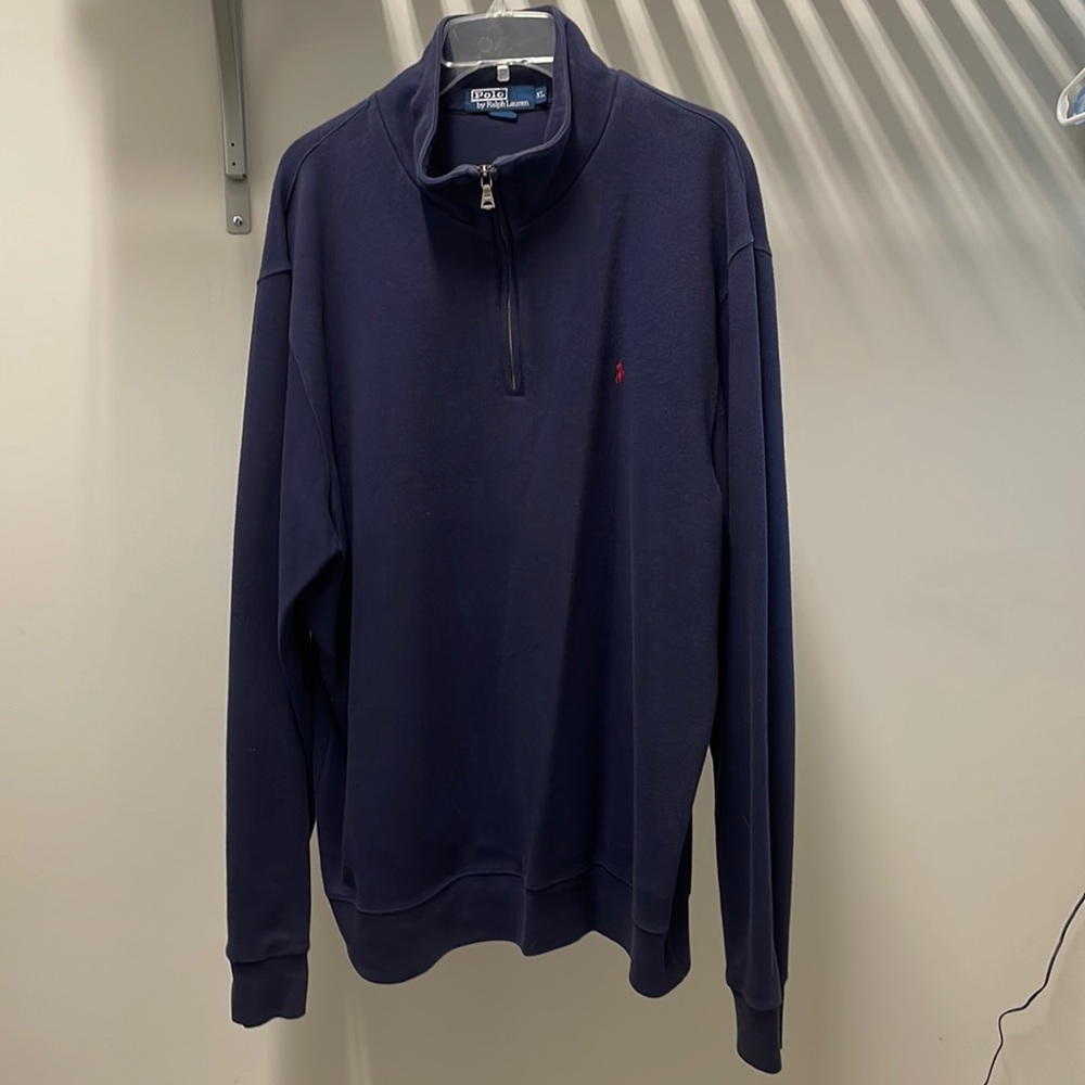 Polo by Ralph Lauren blue half zip up